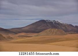 The surreal mountainous landscape of Bolivia's Altilano region; Bolivia
