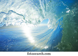 Blue Ocean Wave