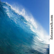 Blue Ocean Wave