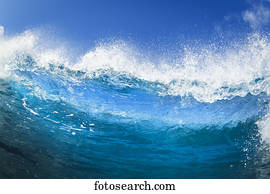 Blue Ocean Wave