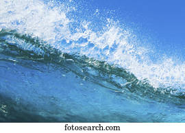 Blue Ocean Wave