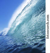 Blue Ocean Wave