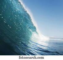 Blue Ocean Wave