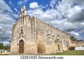 Colonial Church, late sixteenth century; Yucatan, Mexico