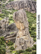 Rock formation; Meteroa, Greece