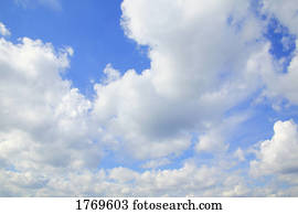 Clouds in a blue sky
