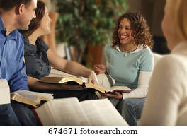 grupo, estudio de biblia