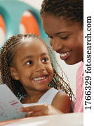 professor, e, criança