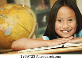 um, retrato, de, um, estudante