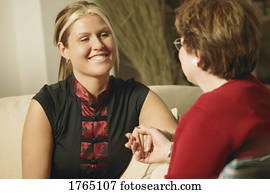 duas mulheres, junto