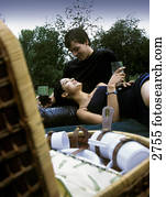 A romantic picnic