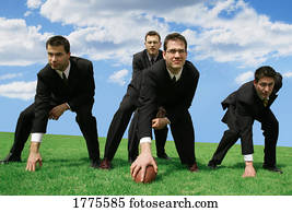 A team of businessman