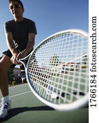 homem, jogos, tênis