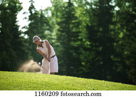 Shot out of the sand