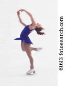 Woman figure skating Woman figure skating