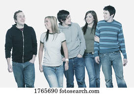 A group of young people A group of young people