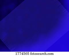 Blue computer generated graphic