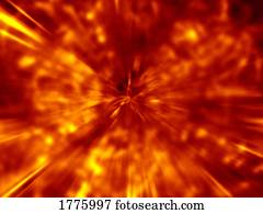 Red computer generated graphic