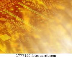 Technology in shades of yellow