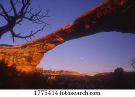 Rock formation silhouette