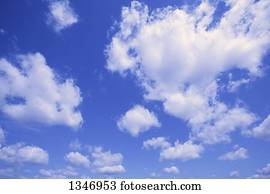 Blue sky with clouds