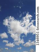 Blue sky with clouds