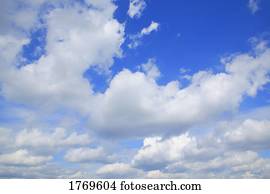 Clouds in a blue sky
