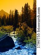 Beautiful mountain scene