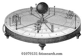 太陽系儀圖解或向量圖 6 太陽系儀圖片 Fotosearch