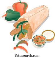 Wrap Sandwich Wrap Sandwich