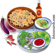 Laotian Fish-Eggplant Puree