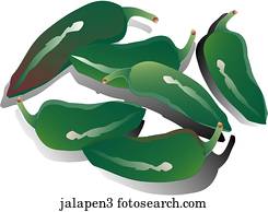 Jalapeno Peppers-Shadows