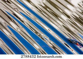 Natural pattern in lake 