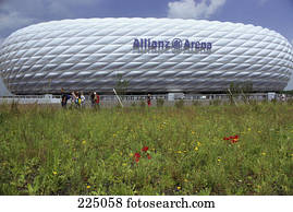 Fans At The Allianz Arena Football Stadium Munich Bavaria Germany Europe Stock Image Iblrgb02349572 Fotosearch