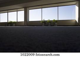 An empty office space