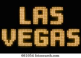 Las vegas, Bulb, Letters, Marquee, Font, Colorful Stock Image | 150-7