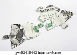 Close-up of US paper currency