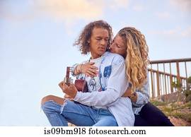 Happy couple, Plettenberg Bay, Western Cape, South Africa
