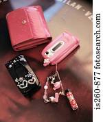 Cellular telephone and purse