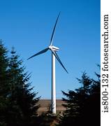 areje turbina, em, campo