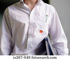 Square stain on shirt