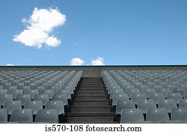 vazio, esportes, estádio