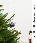 Still life of a christmas tree