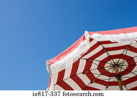 Parasol and blue sky