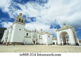 Copacabana cathedral bolivia