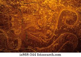 quadro, ligado, cerâmico