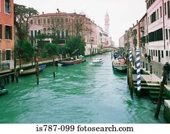 canal, em, veneza