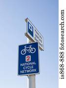 Signs against clear sky