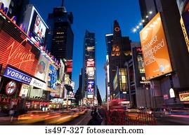 Broadway and times square new york