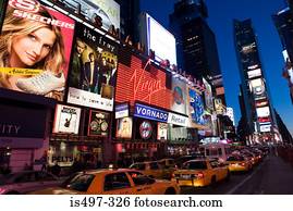 Broadway and times square new york